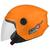 Capacete Moto Aberto Feminino Masculino New Liberty 3 Three Pro Tork Laranja