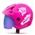 Capacete Moto Aberto Feminino Pro Tork Atomic For Girls Viseira Camaleão Esportivo Confortável ROSA