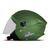 Capacete Moto Aberto New 3 Elite Urbano Passeio Confortável Masculino Feminino 56 58 60 Pro Tork VERDE MILITAR FOSCO