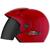 Capacete Moto Aberto Pro Tork Atomic Viseira Fumê VERMELHO