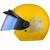 Capacete Moto Aberto Pro Tork Liberty 3 Three Com Viseira Camaleão Amarelo