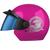 Capacete Moto Aberto Pro Tork Liberty Three 3 Viseira Iridium Rosa