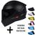 Capacete moto asx city solid start masc e feminino + viseira SOLID FOSCO PRETO/GRAFITE