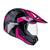Capacete Moto Bieffe 3sport Hills Masculino Feminino Cinza Brilhante Rosa