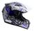 Capacete Moto Ebf New Spark Air Fechado Fosco brilhante Preto, Azul brilhoso