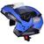 Capacete Moto Escamoteável Robocop Peels Urban Sync 2 Azul Fosco Azul Fosco Preto