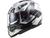 Capacete moto fechado com óculos interno LS2 FF397 Vector (Tri-composto) Vector - Automat Branco/Preto/Cinza