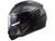 Capacete moto fechado com óculos interno LS2 FF397 Vector (Tri-composto) Vector - Kripton Preto/Cinza fosco