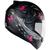 Capacete Moto Fechado EBF New Spark New Borboleta Feminino Lançamento  Preto Fosco com Rosa