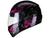 Capacete moto fechado FLY F-9 F-9 Lyrical - Preto/Rosa