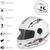 Capacete Moto Fechado Infantil Criança Pro Tork Liberty 4 Four Kids Branco