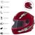 Capacete Moto Fechado Infantil Criança Pro Tork Liberty 4 Four Kids Vermelho