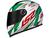 Capacete moto fechado LS2 FF358 FF358 - Draze Branco/Verde/Vermelho