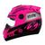 Capacete Moto Fechado Masculino Feminino Esportivo Pro Tork G8 Power Brands Fosco Narigueira ROSA