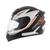 Capacete Moto Fechado Mixs Mx2 Carbon X Fosco Brilhante Pro Tork Laranja brilhoso