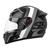 Capacete Moto Fechado Mixs Mx5 Super Speed Brilhante CINZA/CINZA