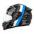 Capacete Moto Fechado Mixs Mx5 Super Speed Fosco Cinza, Azul fosco