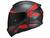 Capacete moto fechado Norisk Razor Masculino Razor - Axial Preto fosco/Vermelho