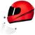 Capacete Moto Fechado Peels Spike Classic Acompanha Viseira Fumê Vermelho Fosco