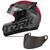 Capacete Moto Fechado Pro Tork Evolution G7 Preto Fosco + Viseira Fumê Vermelho