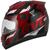 Capacete Moto Fechado Pro Tork Evolution G8 Evo Com Narigueira Feminino Masculino VERMELHO