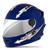 Capacete Moto Fechado Pro Tork Liberty Four Kids Infantil Vis. Cromada Tam. 54 Azul
