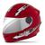 Capacete Moto Fechado Pro Tork Liberty Four Kids Infantil Vis. Cromada Tam. 54 Vermelho