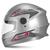 Capacete Moto Feminino Masculino Fechado New Liberty Four Pro Tork Viseira Cristal Barato PRATA