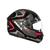 Capacete Moto Feminino Masculino Peels Spike Lup Preto Brilhante Vermelho