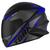 Capacete Moto Integral Fechado Masculino e Feminino Pro Tork R8 Com Viseira Fumê 56 58 60 Com Nota AZUL