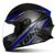 Capacete Moto Masculino Feminino Piloto Fechado R8 Viseira Cristal Integral Pro Tork Original Azul