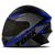 Capacete Moto Masculino Feminino Piloto Fechado R8 Viseira Fumê Integral Pro Tork Azul