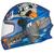 Capacete Moto Masculino Feminino Tamanho Pequeno Fechado Pro Tork Liberty Four Kids Paint Fosco AZUL