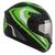 Capacete Moto Peels Fechado Spike Prisma Preto Fosco Verde Preto Fosco Verde