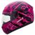 Capacete Moto Peels Spike Mob Masculino Feminino Lançamento Magenta