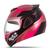 Capacete Moto Robocop Escamoteável Articulado Pro Tork V - Pro Jet Red Nose Masculino Feminino PINK