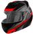 Capacete Moto Robocop Escamoteável Pro Tork V-Pro Jet 3 Preto/Vermelho