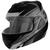 Capacete Moto Robocop Escamoteável Pro Tork V-Pro Jet 3 Preto/Prata