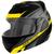 Capacete Moto Robocop Escamoteável Pro Tork V-Pro Jet 3 Preto/Amarelo