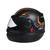 Capacete Moto San Marino Speed One Fechado Integral Taurus Preto fosco, Laranja