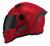 Capacete Moto Stealth Solid Pro Tork Motoqueiro Viseira Fumê Vermelho Brilhoso