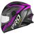 Capacete Motociclista  Fechado Masculino Feminino Pro Tork R8 Pro Speed Fosco Original Varias Cores PRETO - ROSA