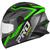 Capacete Motociclista  Fechado Masculino Feminino Pro Tork R8 Pro Speed Fosco Original Varias Cores PRETO - VERDE