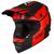 Capacete Motocross Enduro Trilha Off Road Pro Tork Infantil Factory Edition Neon Vermelho