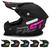 Capacete Motocross Fast Solid 788 Pro Tork Pala com Regulagem Várias Cores Preto e Rosa