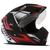 Capacete Motocross Pro Tork Th-1 Vision New Adventure Trilha Preto, Vermelho