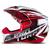 Capacete Motocross Pro Tork Th1 Vision Adventure Trilha BRANCO - VERMELHO