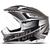 Capacete Motocross Pro Tork Th1 Vision Adventure Trilha PRATA - BRANCO