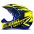 Capacete Motocross Pro Tork Th1 Vision Adventure Trilha AMARELO - AZUL