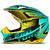 Capacete Motocross Pro Tork Th1 Vision Adventure Trilha VERDE - AMARELO